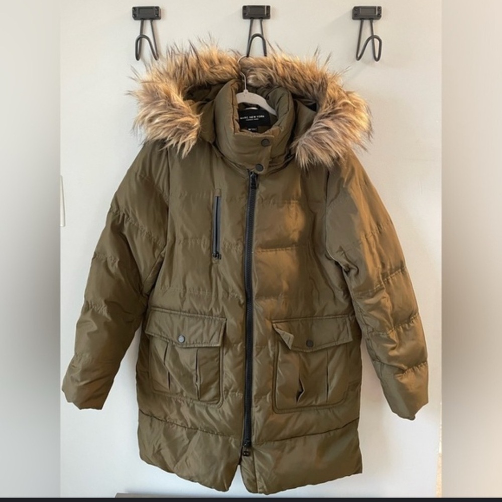 Marc New York- green puffer jacket